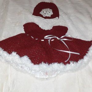 Babys First Christmas Dress 6-9mos